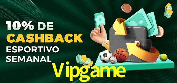 10% de bônus de cashback na Vipgame